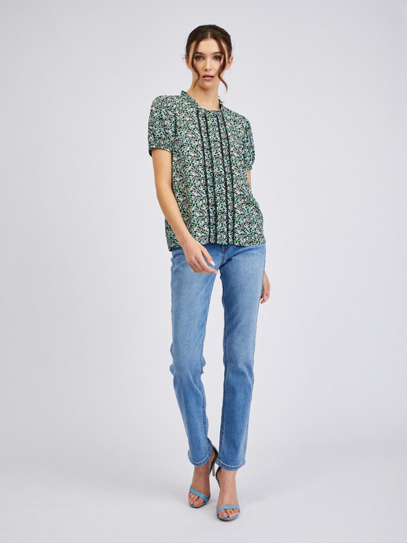 Orsay Bluză de damă verde cu model ORSAY