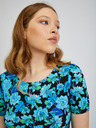Orsay Tricou floral de damă albastru-negru ORSAY