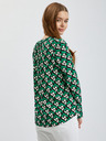 Orsay Bluză de damă cu model alb-verde ORSAY