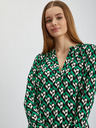 Orsay Bluză de damă cu model alb-verde ORSAY