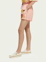 Scotch & Soda Pantaloni scurți cu model pentru femei Scotch & Soda apricot