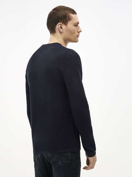 Celio Pulover albastru închis Celio Techillpic