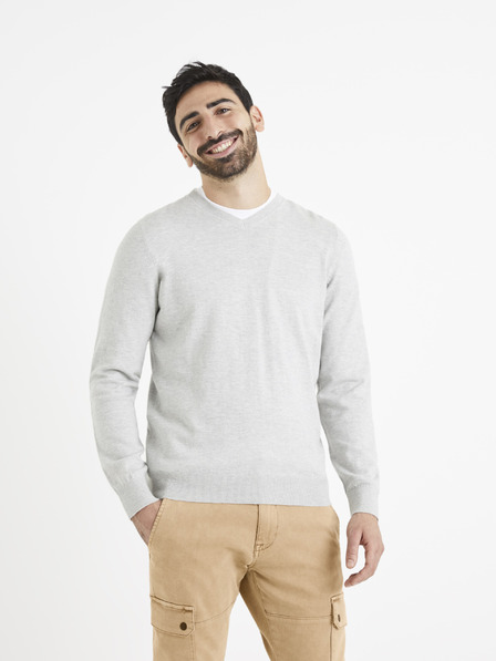 Celio Pulover gri deschis Celio Veviflex