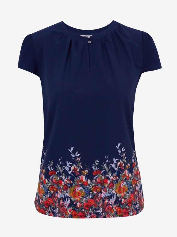 Orsay Bluză cu model floral roz-albastru pentru femei ORSAY