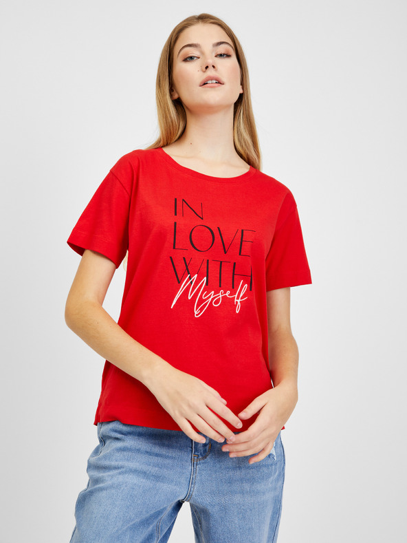 Orsay Tricou roșu de damă ORSAY