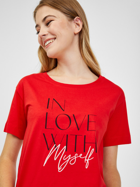 Orsay Tricou roșu de damă ORSAY