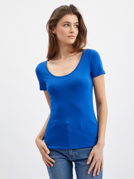 Orsay Tricou basic albastru pentru femei ORSAY