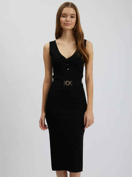 Orsay Rochie pulover negru pentru femei ORSAY