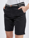 Orsay Pantaloni scurți negri pentru femei ORSAY