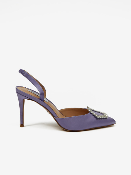 Steve Madden Pompe din satin violet pentru femei Steve Madden