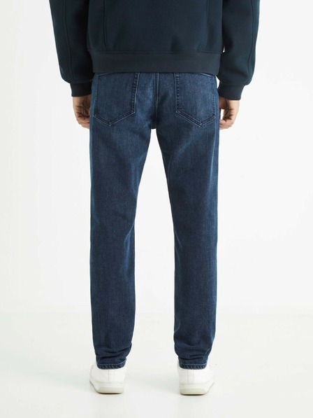 Celio Blugi slim fit albastru închis pentru bărbați Celio C25 Bostone