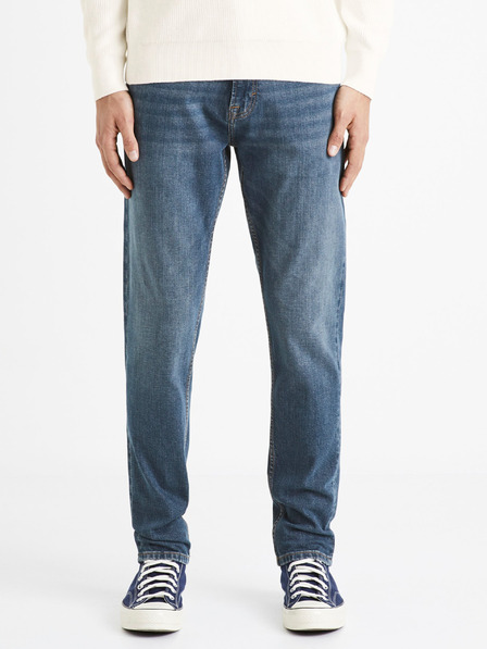 Celio Blugi blue slim fit pentru bărbați Celio C25 Dofasol