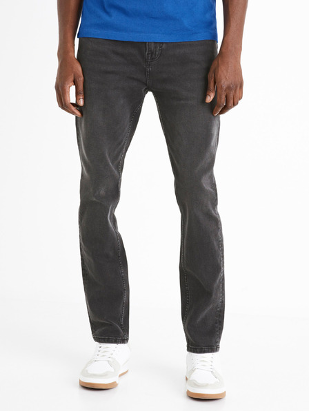 Celio Blugi slim fit gri închis pentru bărbați Celio C25 Dolls