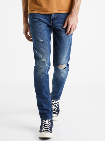 Celio Blugi blue slim fit pentru bărbați Celio Dostroy2
