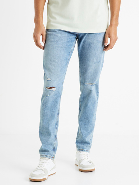 Celio Blugi slim fit pentru bărbați albastru deschis Celio C25 Dostroy2