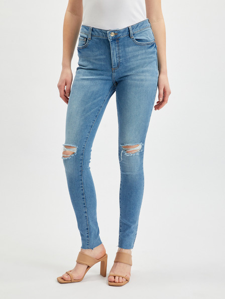 Orsay Blugi skinny fit albastru deschis pentru femei ORSAY