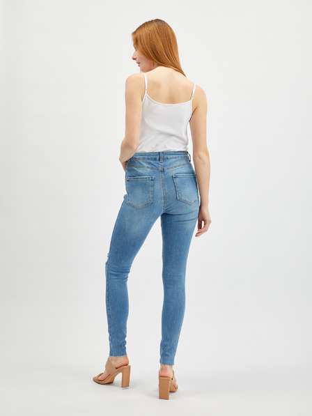 Orsay Blugi skinny fit albastru deschis pentru femei ORSAY
