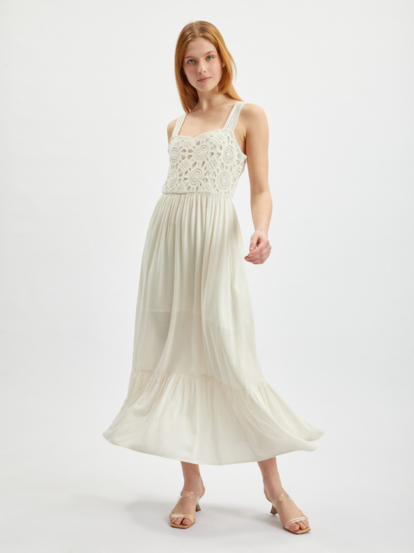 Orsay Rochie maxi damă crem ORSAY