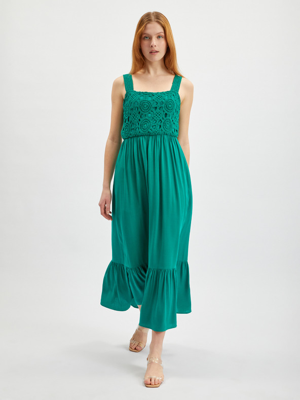 Orsay Rochie maxi damă verde ORSAY