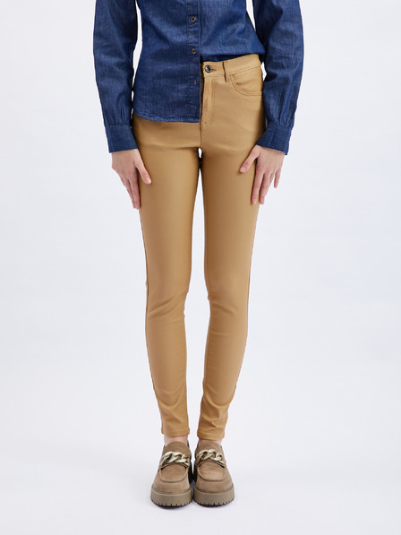 Orsay Pantaloni skinny de damă maro ORSAY