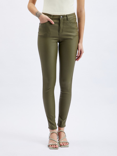 Orsay Pantaloni skinny de damă kaki ORSAY