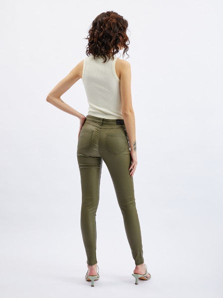 Orsay Pantaloni skinny de damă kaki ORSAY