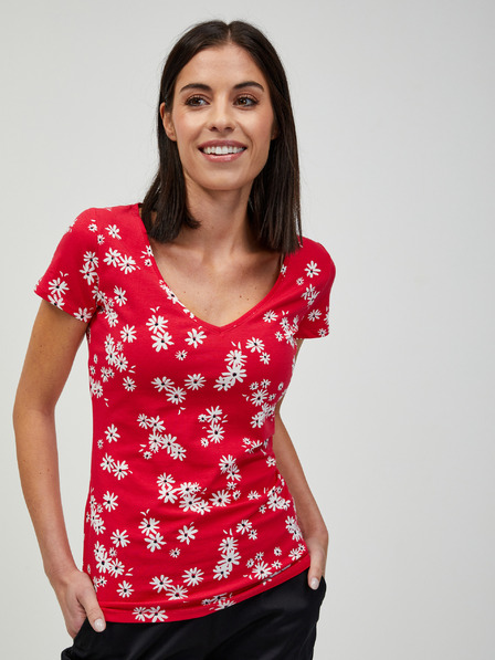 Orsay Tricou floral roșu ORSAY
