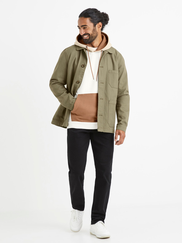Celio Pantaloni negri pentru bărbați Celio Vopry1