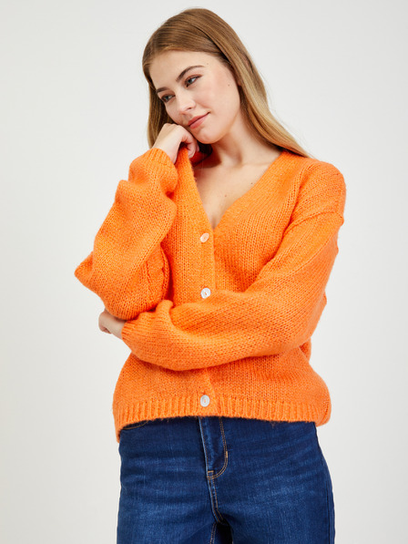 Orsay Cardigan de damă portocaliu ORSAY