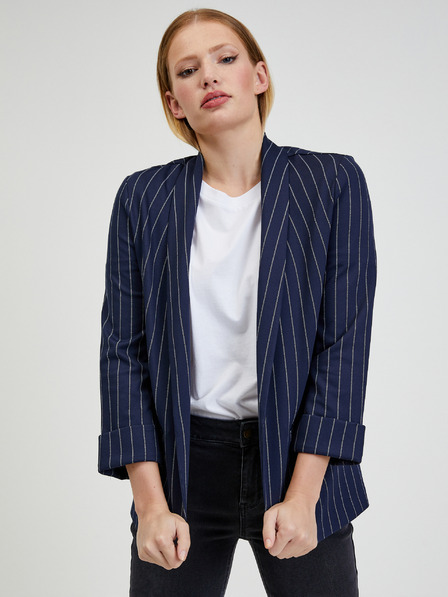 Orsay Sacou cu dungi albastru închis pentru femei ORSAY