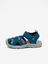 ALPINE PRO Sandale de exterior pentru copii albastre ALPINE PRO Lysso