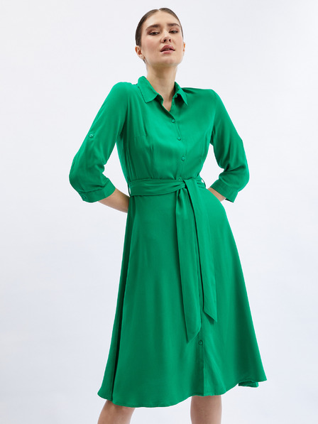 Orsay Rochie cămașă verde pentru femei ORSAY
