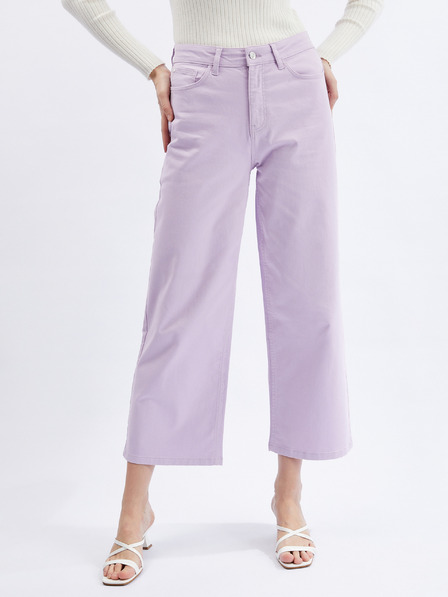 Orsay Blugi flared fit pentru femei de culoare violet deschis ORSAY
