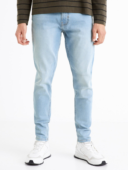 Celio Blugi skinny fit albastru deschis pentru bărbați Celio C45 Dosklue