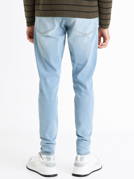 Celio Blugi skinny fit albastru deschis pentru bărbați Celio C45 Dosklue