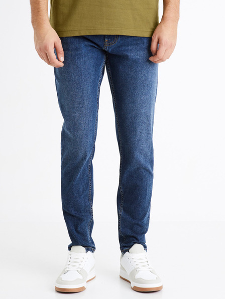 Celio Blugi skinny pentru bărbați albaștri Celio C45 Doskinny