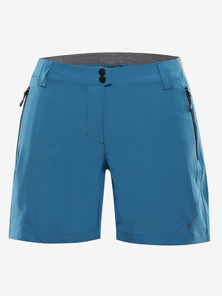 ALPINE PRO Pantaloni scurți cu uscare rapidă pentru femei ALPINE PRO ZAMBA albastru
