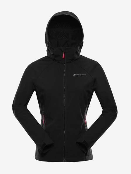 ALPINE PRO Jachetă softshell cu membrană pentru femei ALPINE PRO LANCA negru