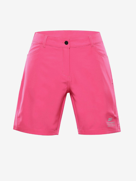 ALPINE PRO Pantaloni scurți softshell cu uscare rapidă pentru femei ALPINE PRO COLA roz