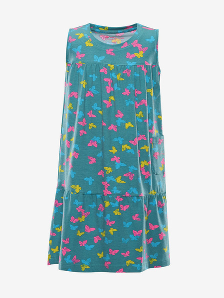 ALPINE PRO Rochie pentru copii ALPINE PRO DARESO verde
