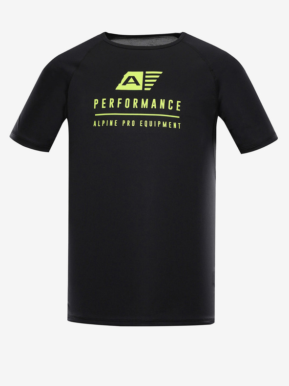 ALPINE PRO Cămașă funcțională pentru bărbați cu uscare rapidă ALPINE PRO PANTHER negru