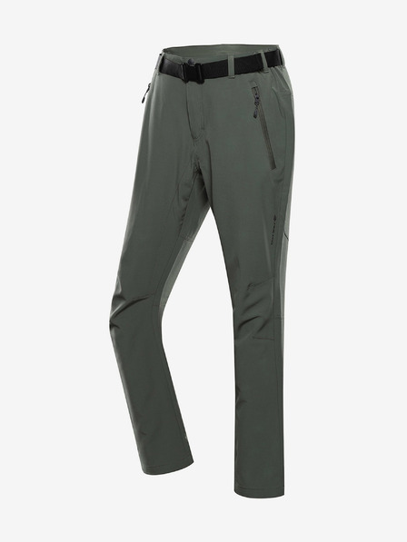 ALPINE PRO Pantaloni softshell pentru bărbați ALPINE PRO NUTT verde