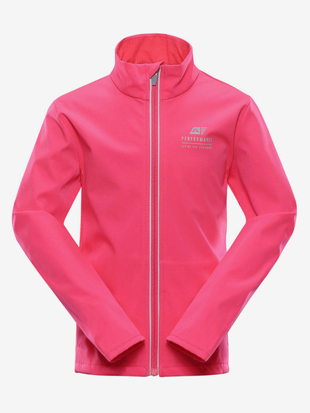 ALPINE PRO Jachetă softshell pentru copii cu membrană ALPINE PRO MULTO roz