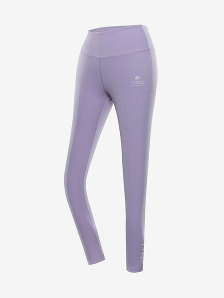 ALPINE PRO Jambiere pentru femei cu uscare rapidă ALPINE PRO LENCA violet