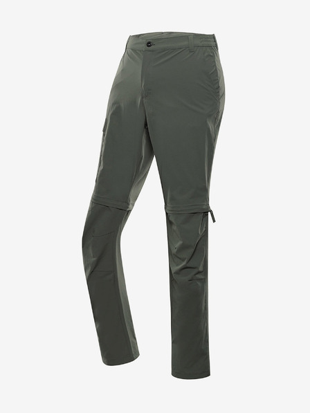 ALPINE PRO Pantaloni pentru bărbați cu impermeabilizare ALPINE PRO NESC verde