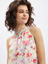 Orsay Bluză de damă cu model floral roz-crem ORSAY