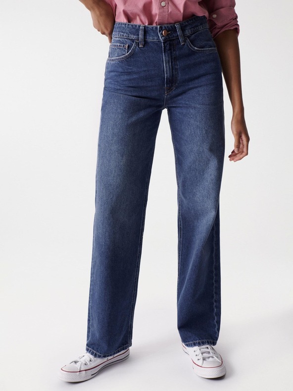 Salsa Jeans Blugi Blue Straight Fit pentru femei Salsa Jeans True