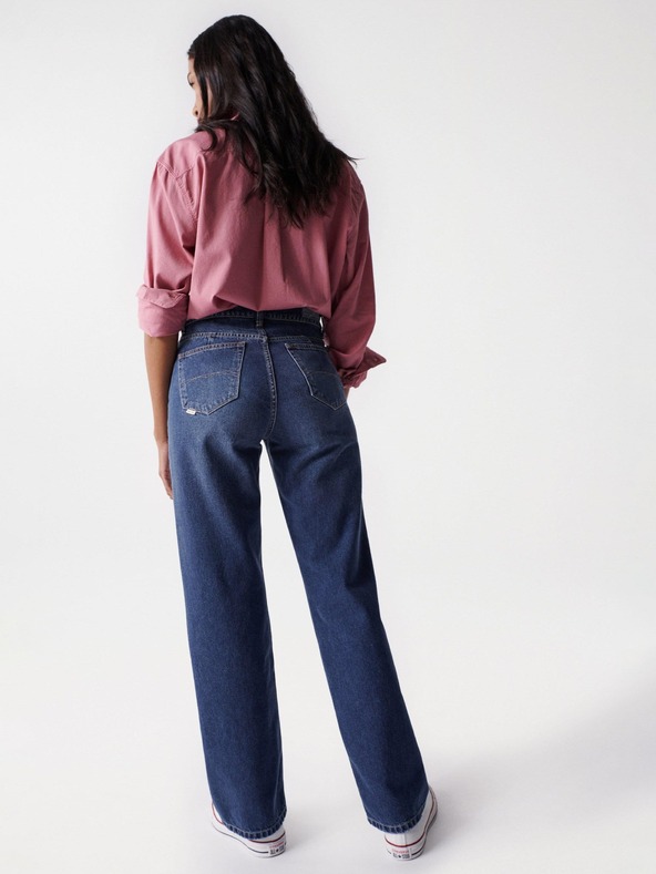 Salsa Jeans Blugi Blue Straight Fit pentru femei Salsa Jeans True