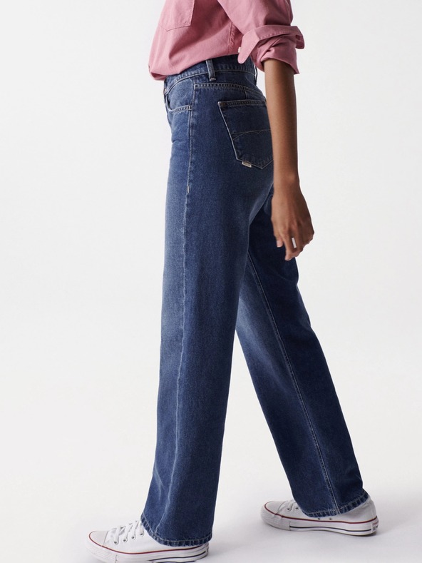 Salsa Jeans Blugi Blue Straight Fit pentru femei Salsa Jeans True