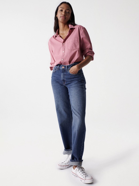Salsa Jeans Blugi Blue Straight Fit pentru femei Salsa Jeans True